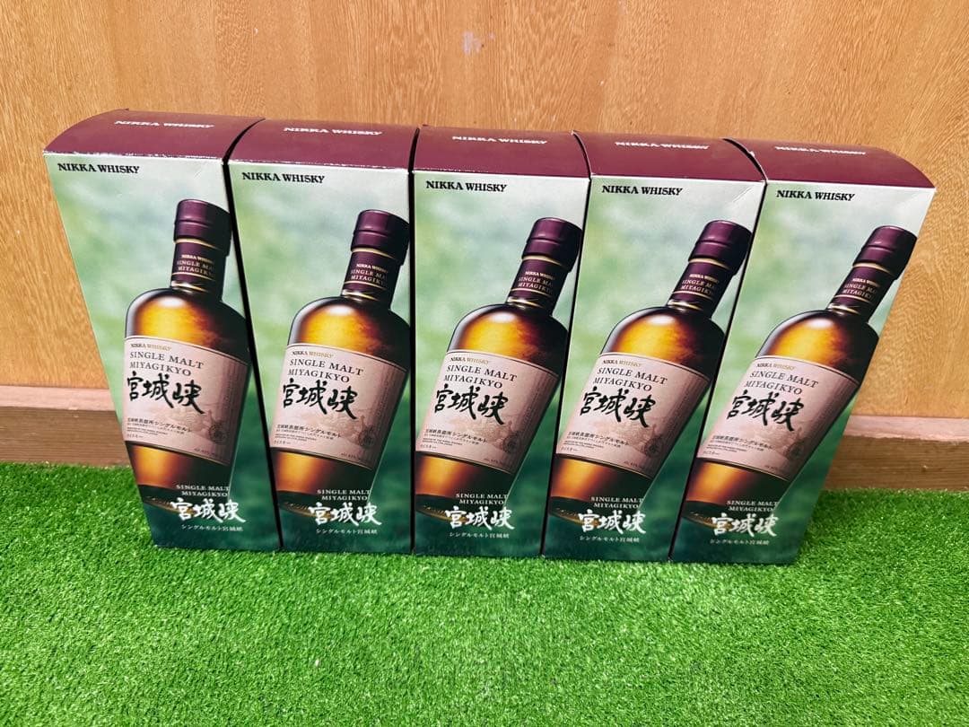 ニッカウイスキー シングルモルト 宮城峡 5本セット