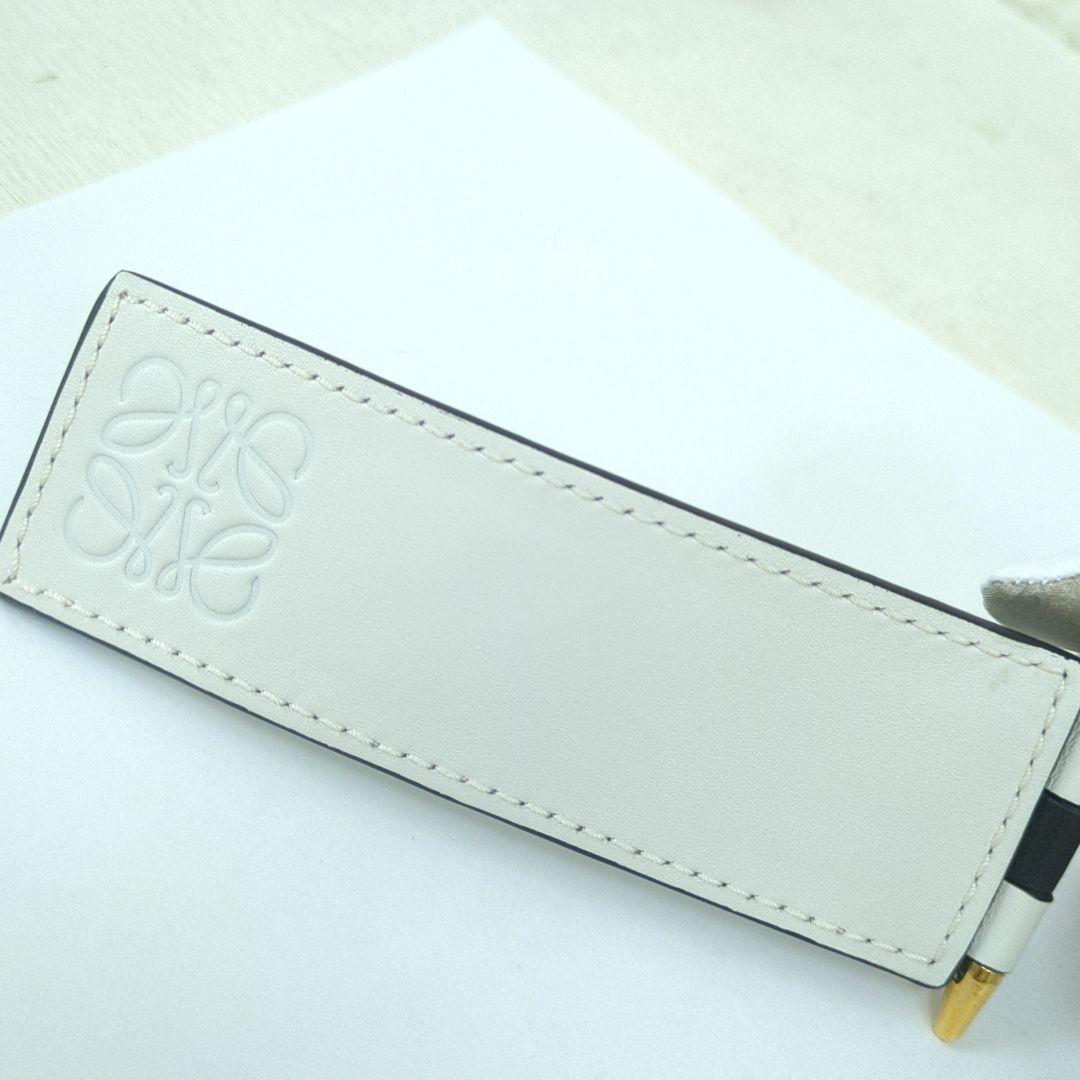 専用★★ロエベ キーリング キーホルダー アナグラム レザー ブラック ホワイト