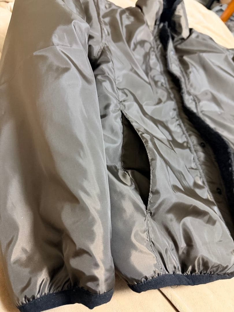 未使用 ２面用 スケルトン フリースジャケット スカル骨 スカジャン スタジャン