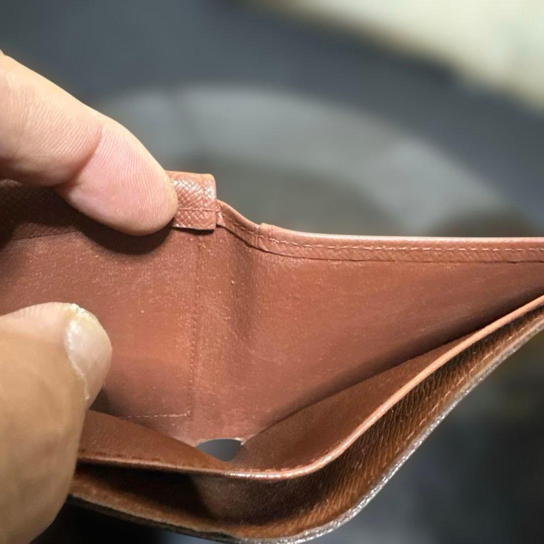 ⑧☆美品☆モノグラム♪マルコ☆2つ折り財布★ポケットあり