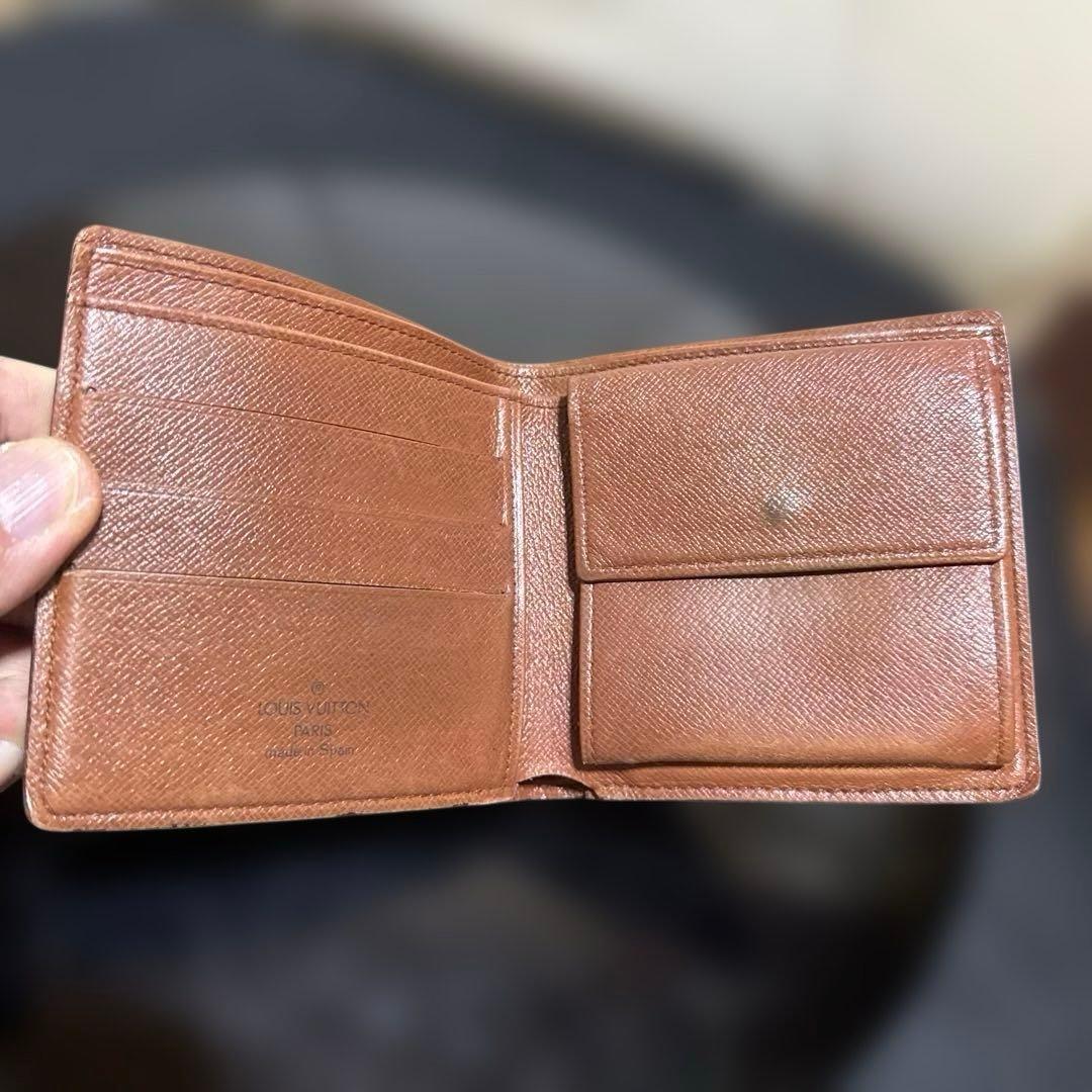 ⑧☆美品☆モノグラム♪マルコ☆2つ折り財布★ポケットあり