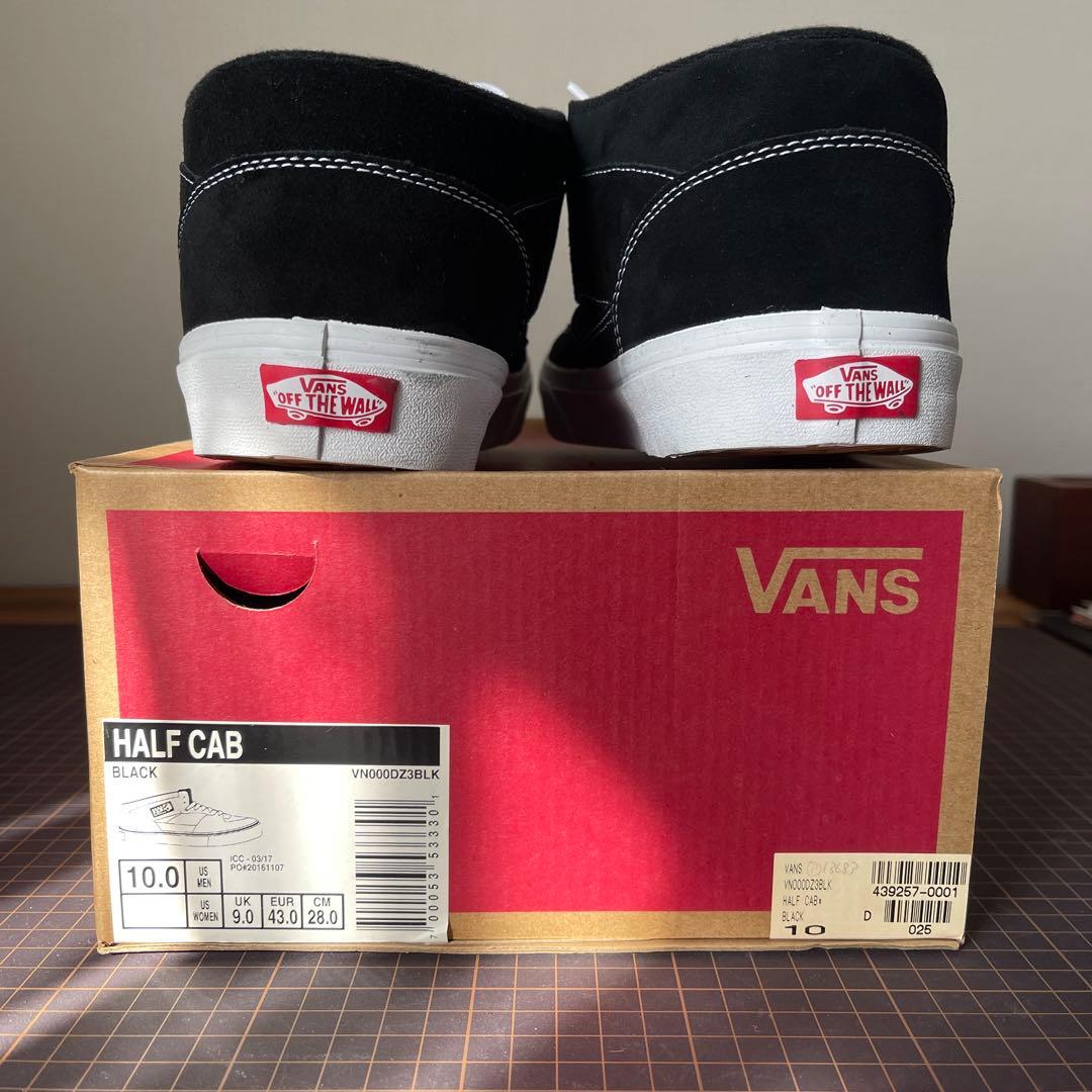 VANS HALF CABバンズハーフキャブ ブラック28cm未使用品