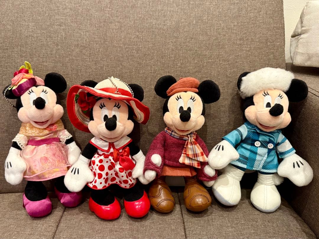 【ミニーのスタイルスタジオ】ぬいぐるみバッジ4体セット