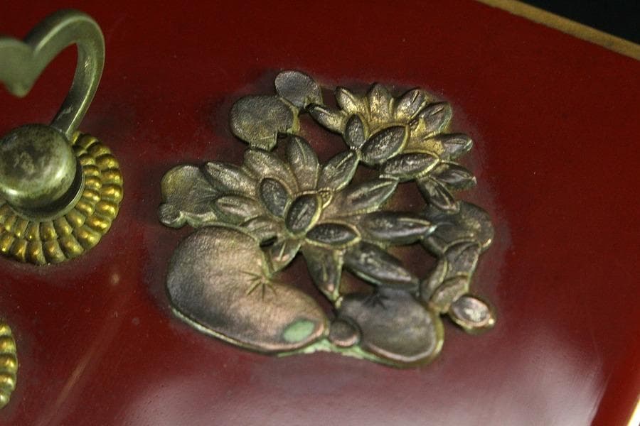 大阪 尚美堂造 純銀飾 宝石箱(K-LC805)