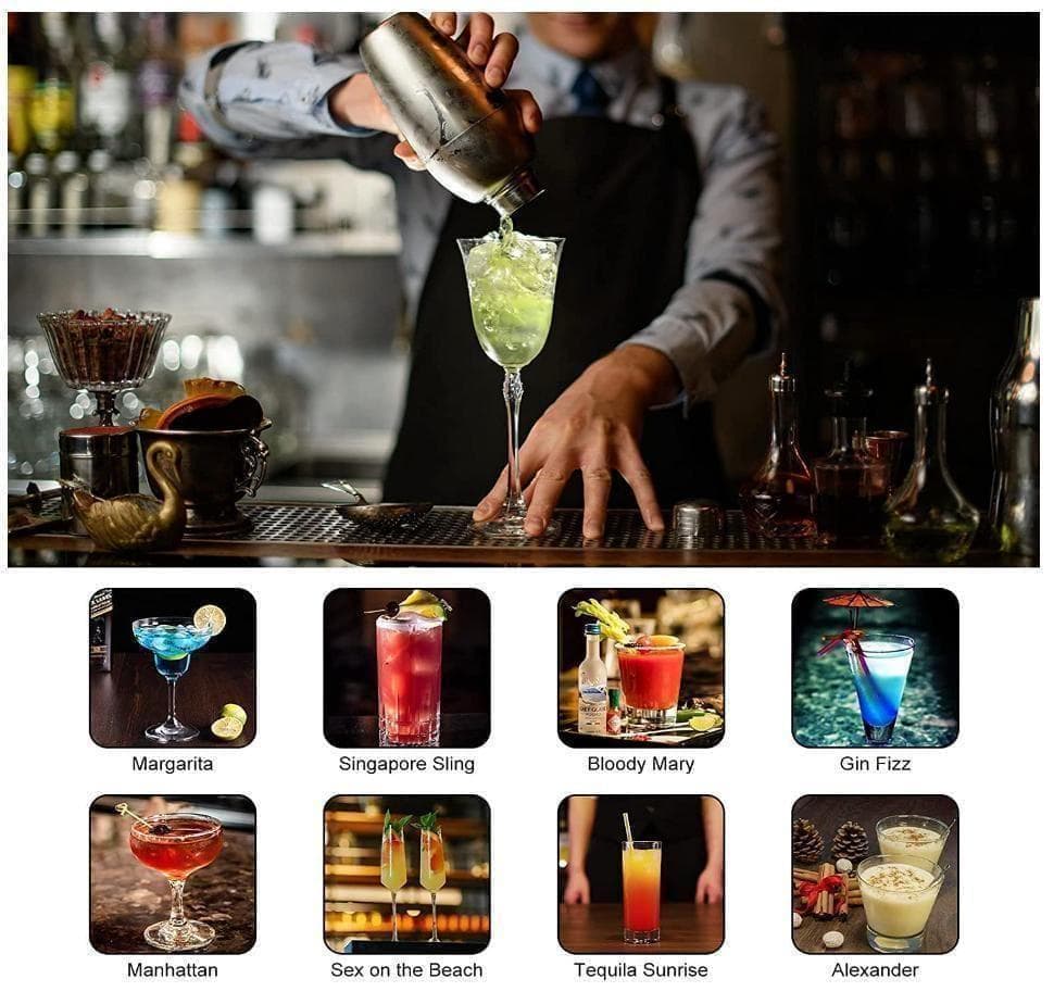 【M2786-74-50】カクテル シェイカー セット⭐️20点セット✨初心者用