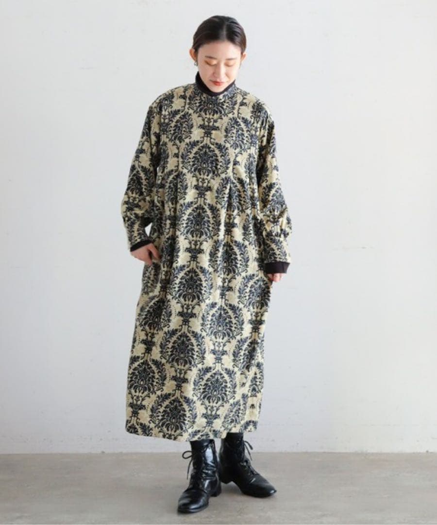 美品★ノンブルアンペール　オリエンタルアソートPT　スタンドワンピース