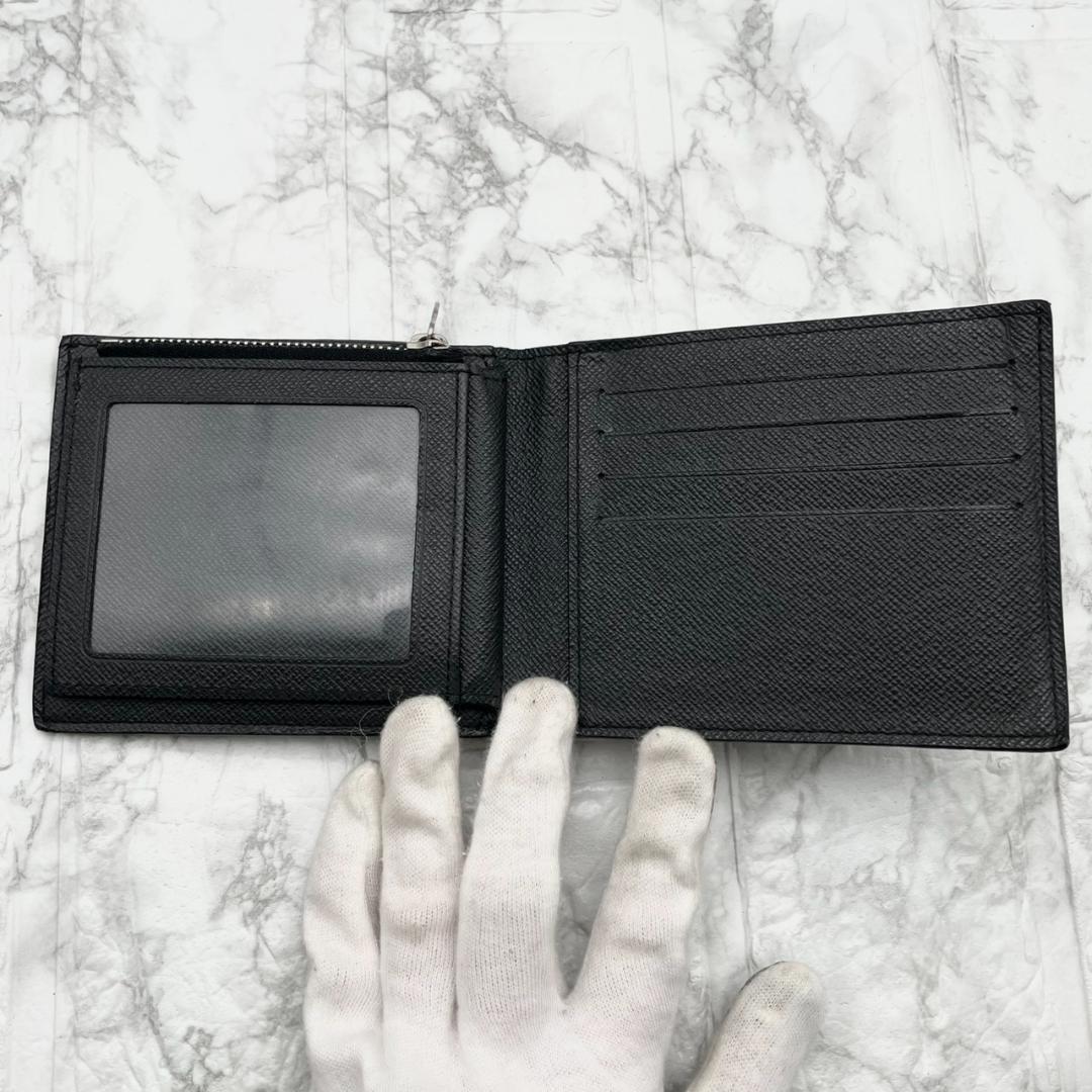 極美品✨ルイヴィトン ポルトフォイユアメリゴNM タイガ 折り財布 ブラック