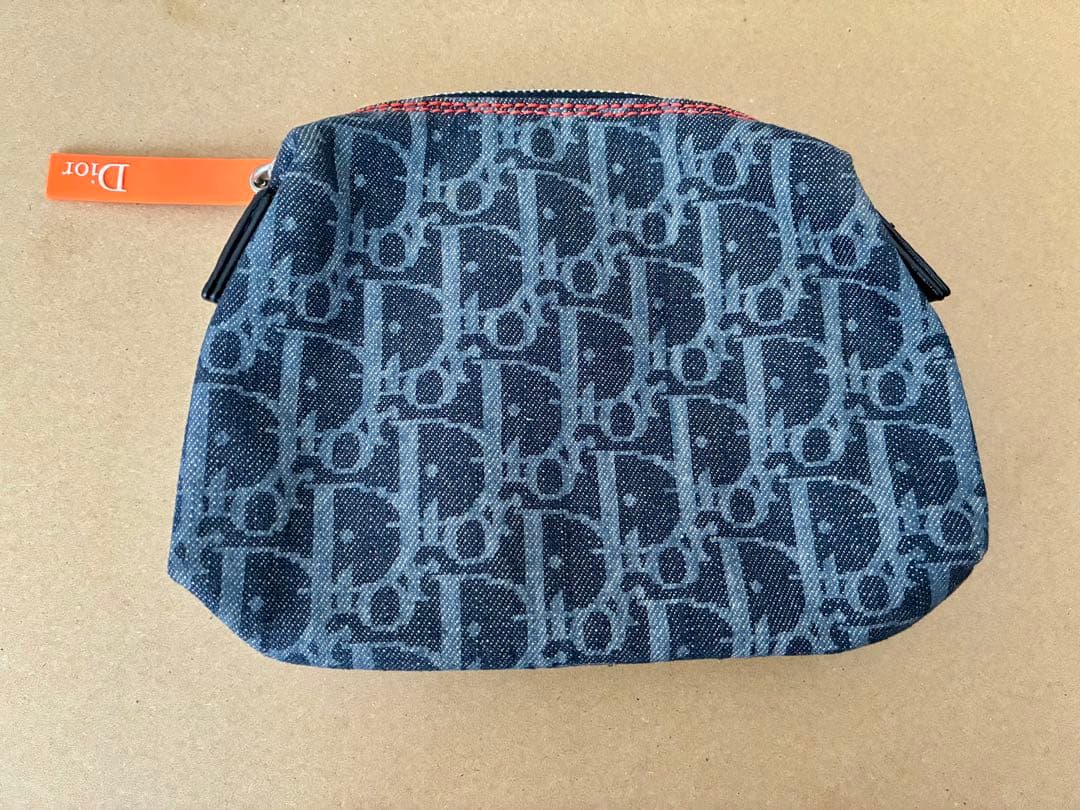 クリスチャンディオール ポーチ デニム トロッター