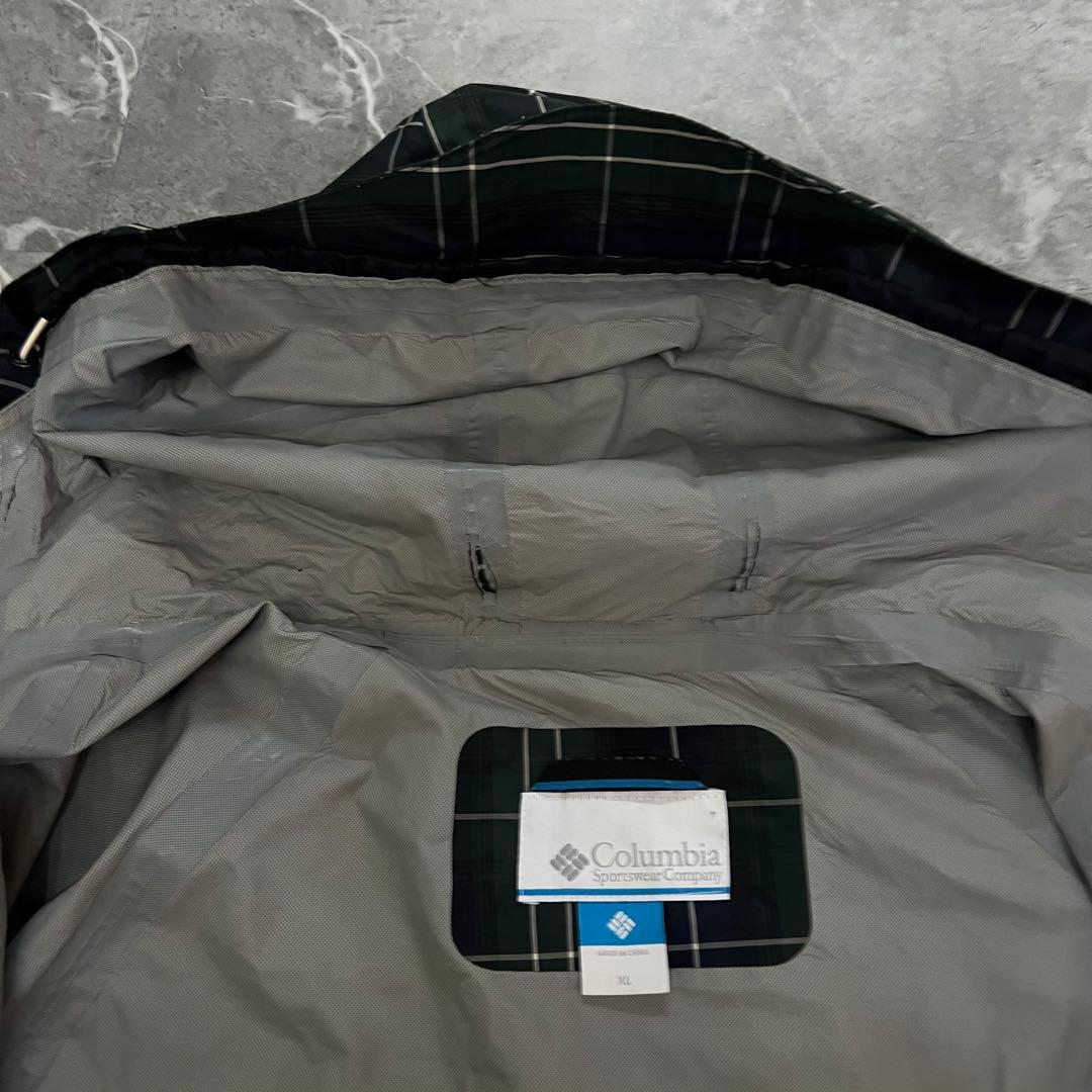 00s Columbia shell jacket y2k テック系 チェック