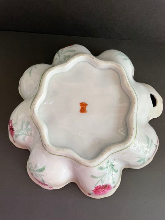 オールドノリタケ　花柄菓子鉢