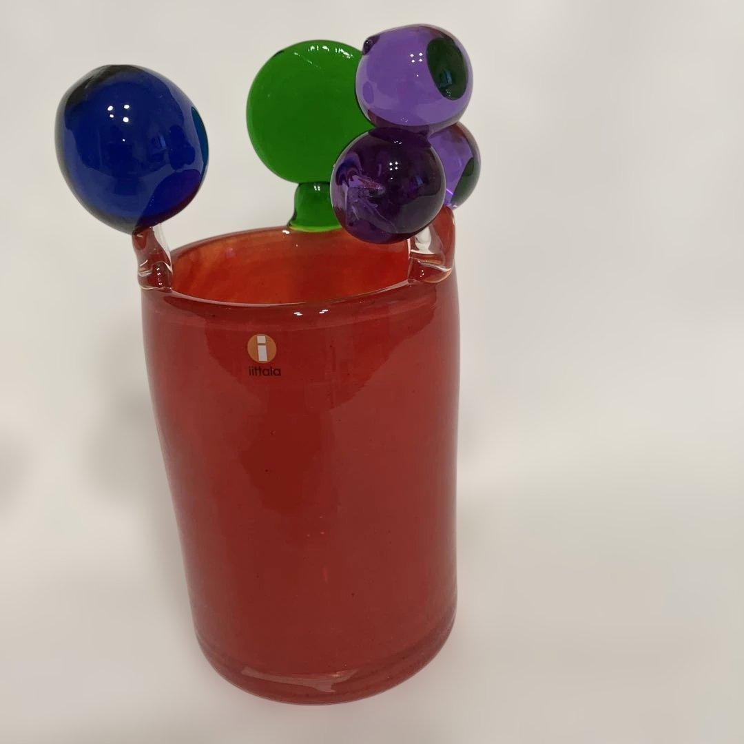 イッタラ ポムポムベース 120mmレッド【希少】