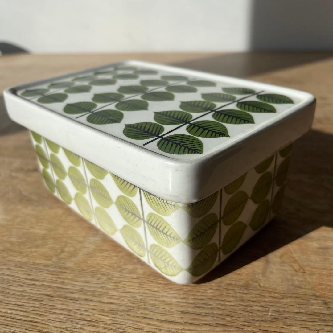 グスタフスベリ Stig Lindberg ベルサ バターケース