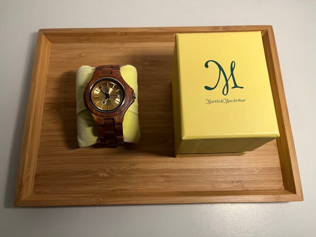 Martin & MacArthur 木製腕時計 マーティンアンドマッカーサー