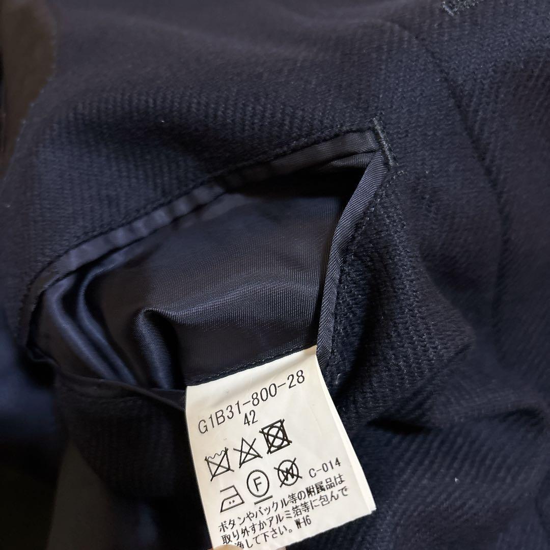 美品☆マッキントッシュロンドン ダンケルド ウール シルク ステンカラーコート