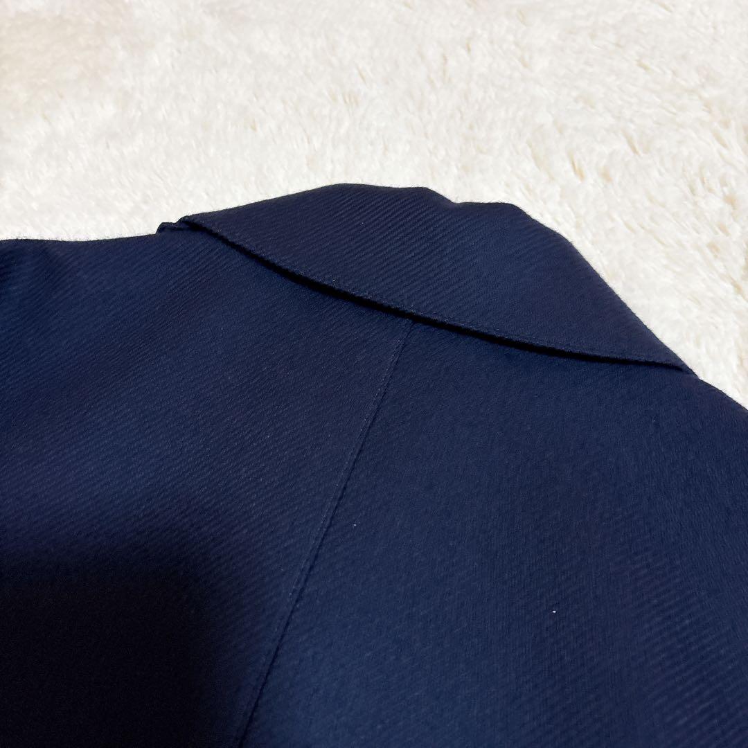 美品☆マッキントッシュロンドン ダンケルド ウール シルク ステンカラーコート