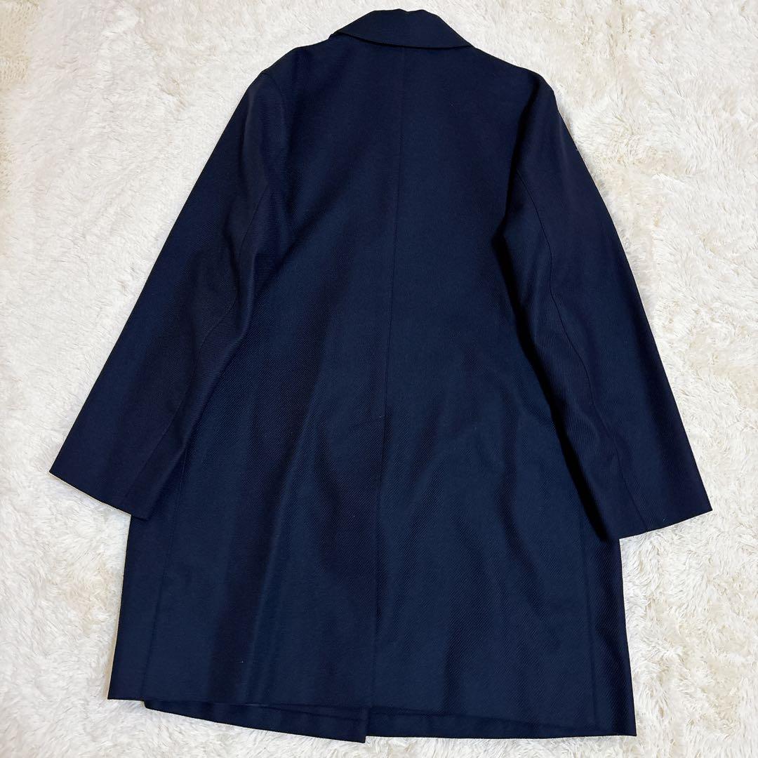 美品☆マッキントッシュロンドン ダンケルド ウール シルク ステンカラーコート