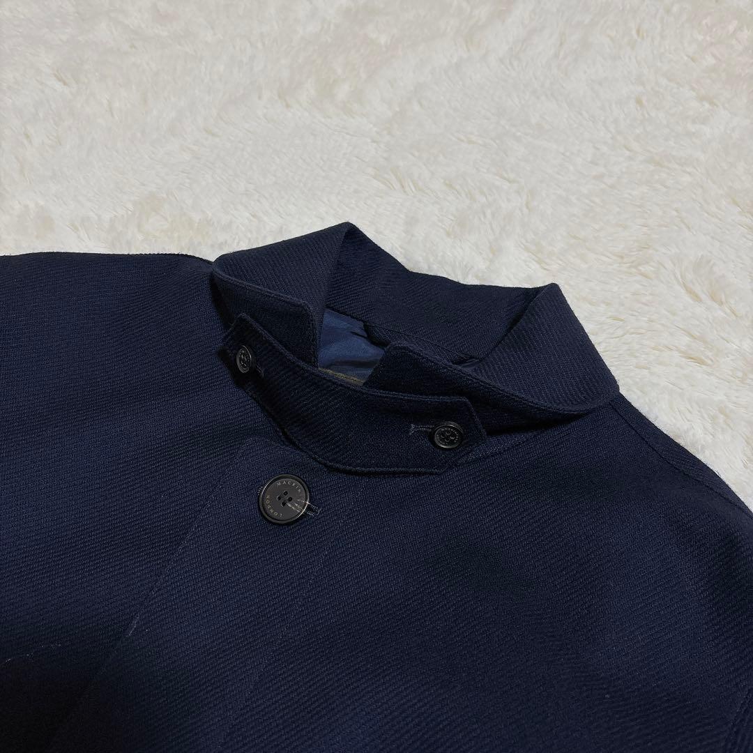 美品☆マッキントッシュロンドン ダンケルド ウール シルク ステンカラーコート