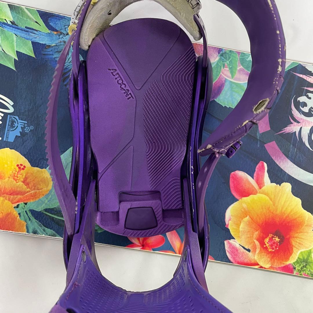 NEVERSUMMER ONYX 144cm バートンスノーボード　６点セット