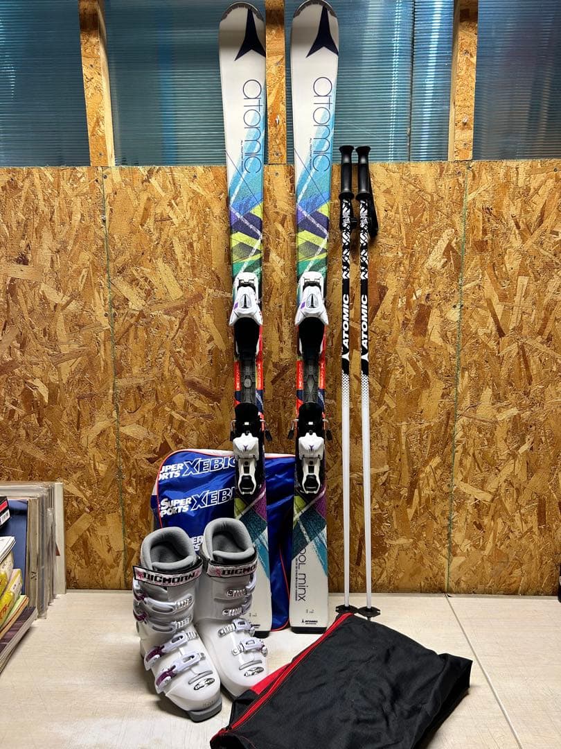Atomic レディース スキー COOLminx 155cm ケース付き
