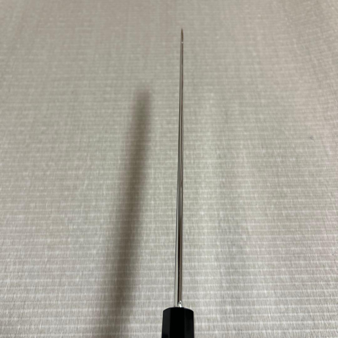 尺　柳刃　包丁　和包丁　本焼　黒檀黒水牛八角柄　新品　箱付き　V金10号