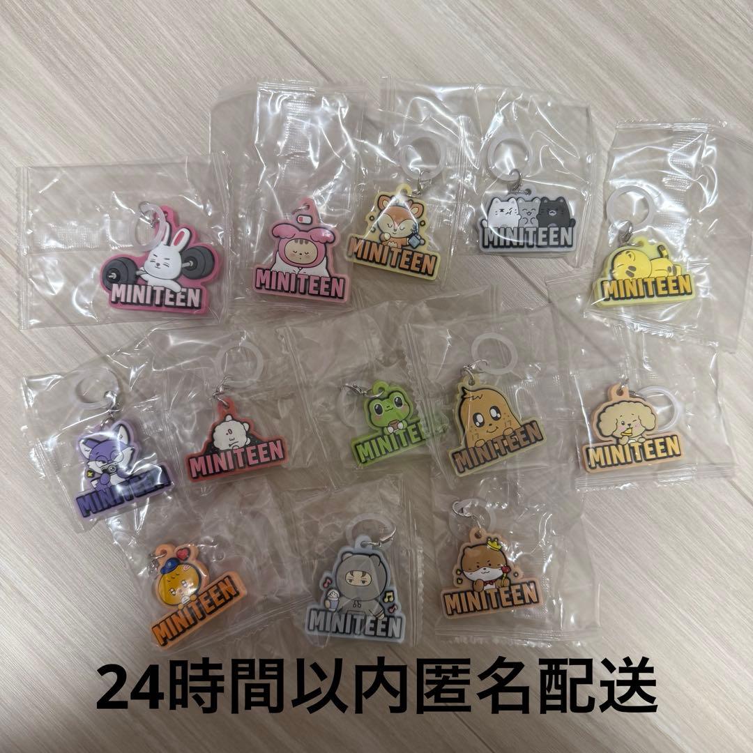 Miniteen コンプリート ぷっくりめじるしアクセサリー セブチ　ガチャ