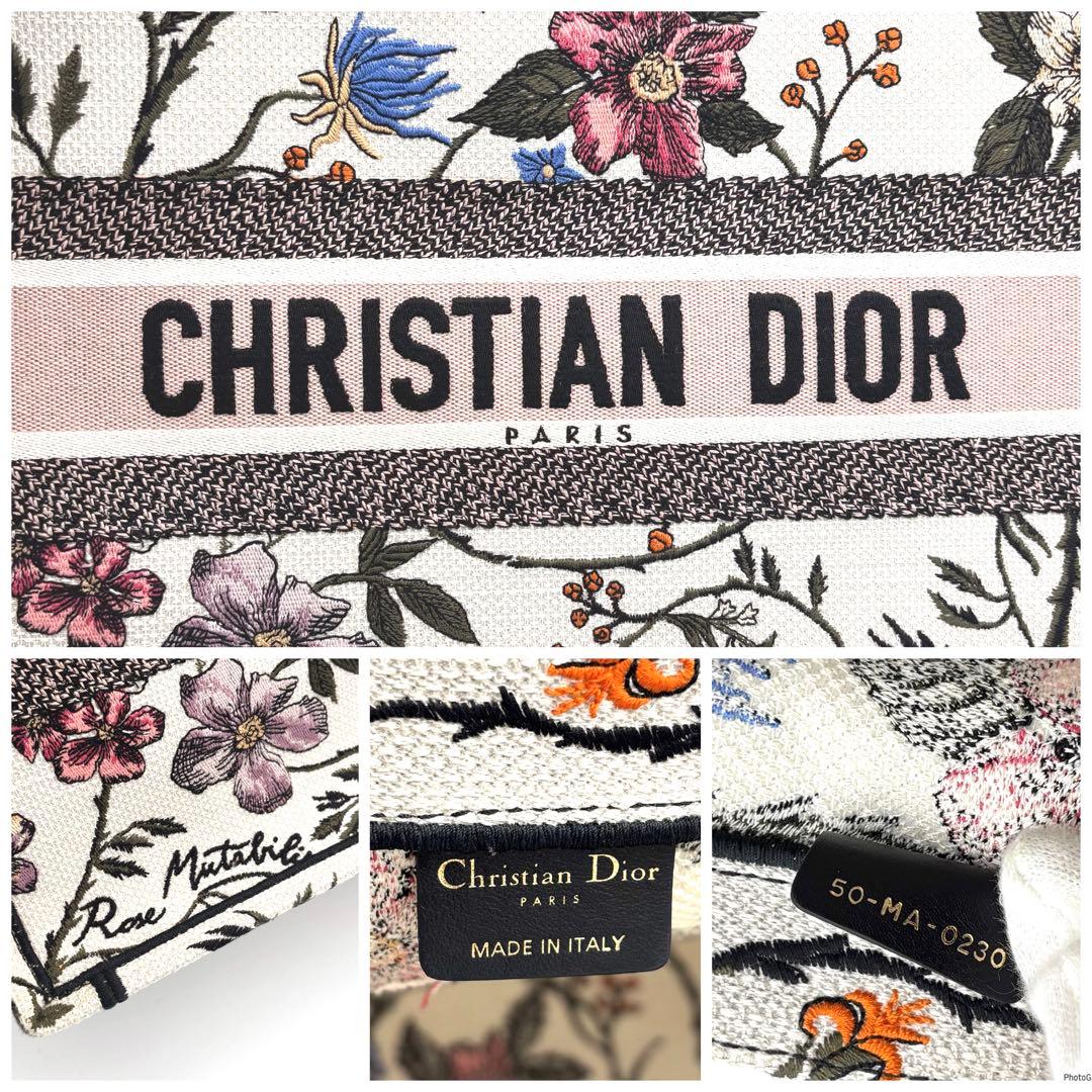 クリスチャンディオール ブックトート ミディアム キャンバス トートバッグ