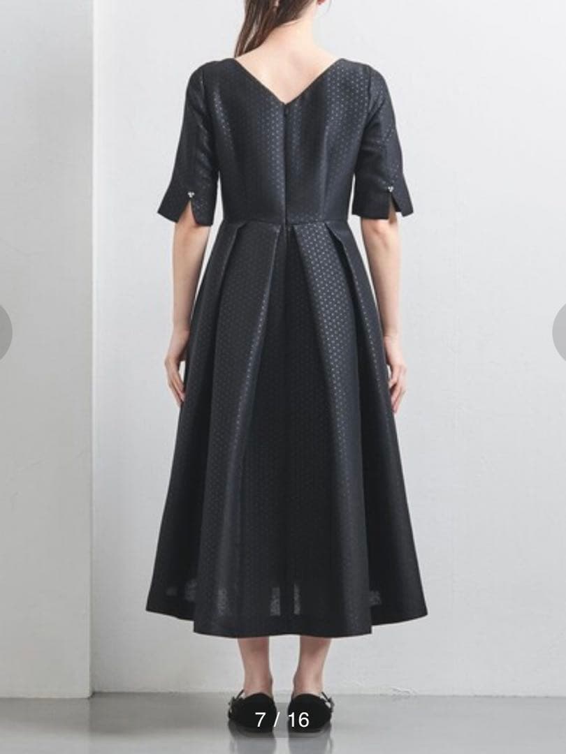 別注＜FLICKA＞ドット ハーフスリーブ ドレス/Ｓ