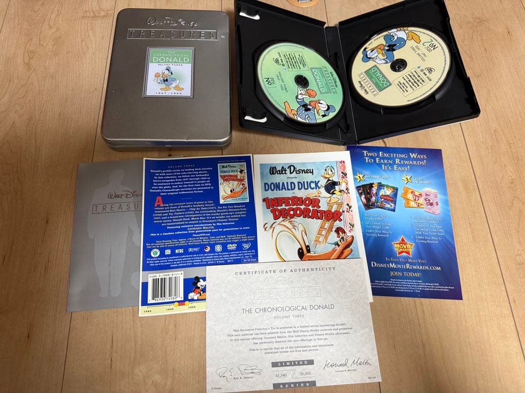 【海外版DVD】ドナルドダック・クロニクル 限定保存版　Vol.1～4