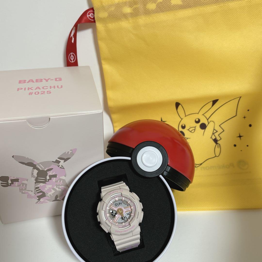 CASIO x ポケモン　ピカチュウ baby-G G-SHOCK ラッピング