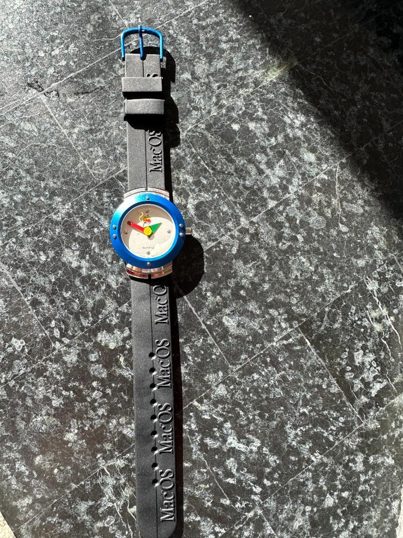 【超希少＆超美品】 Apple Mac OS のノベルティウォッチ