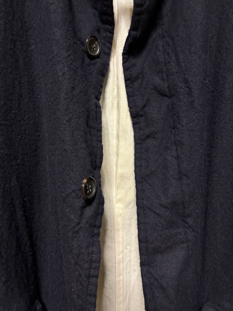 COMME des GARCONS HOMME ウールサージ縮絨コート