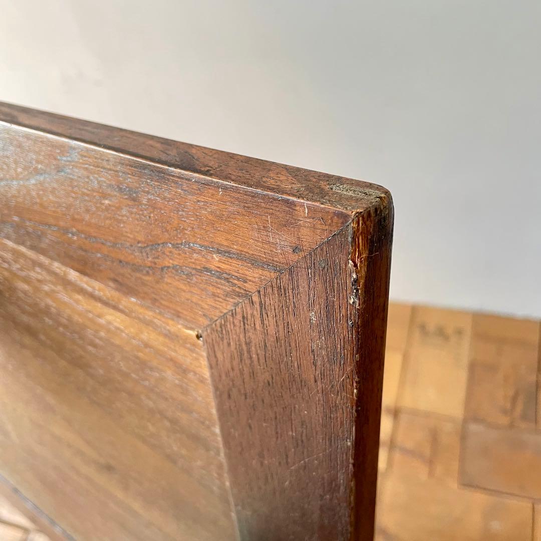 【専用】112. 木彫 透彫り 扉付き 四角型 鏡 ミラー 壁掛け