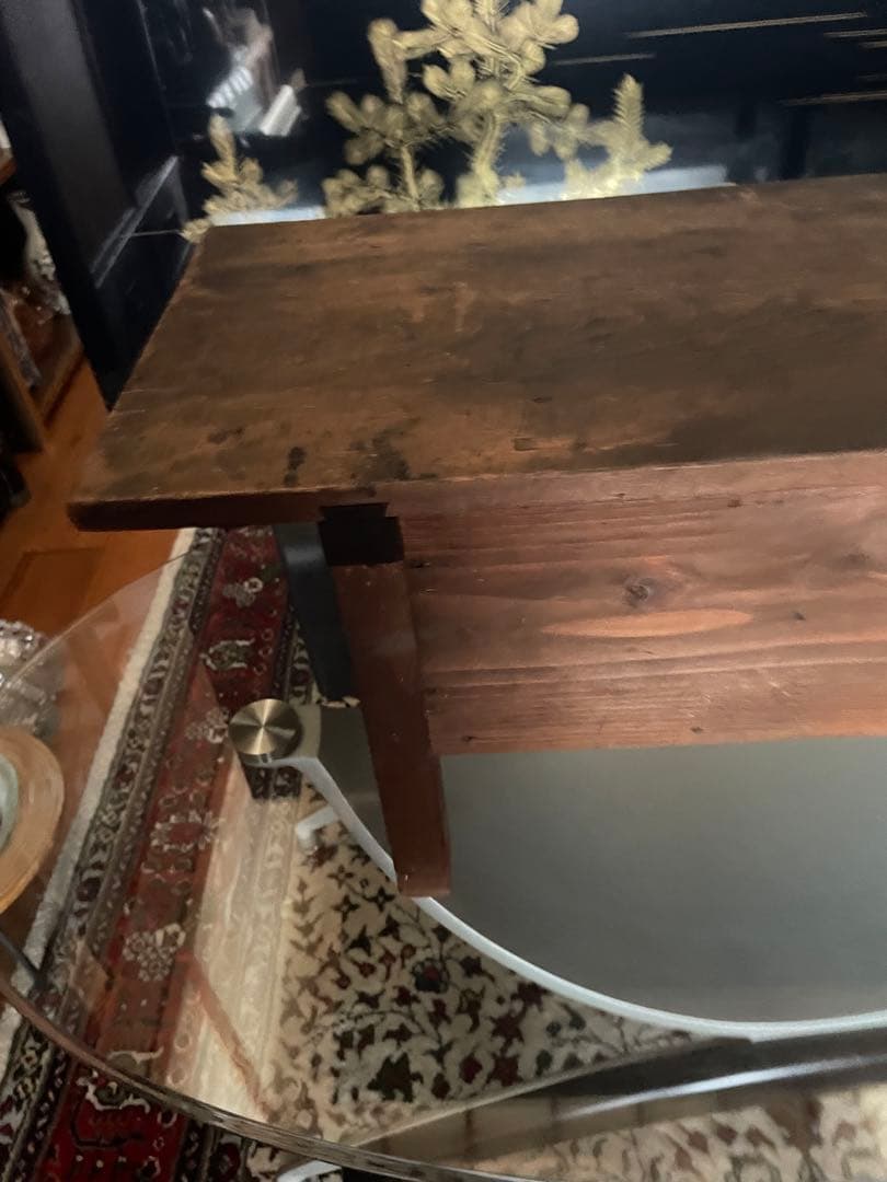 座卓　文机　骨董　古い家具