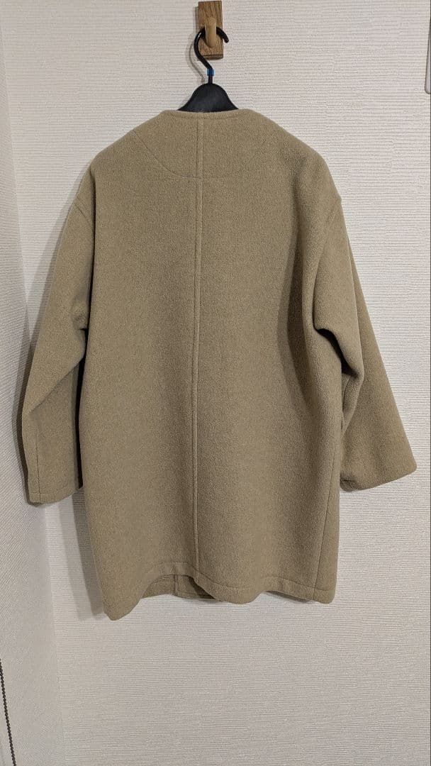 ダントン　ウールライトパイル カラーレスコート WOMEN　36