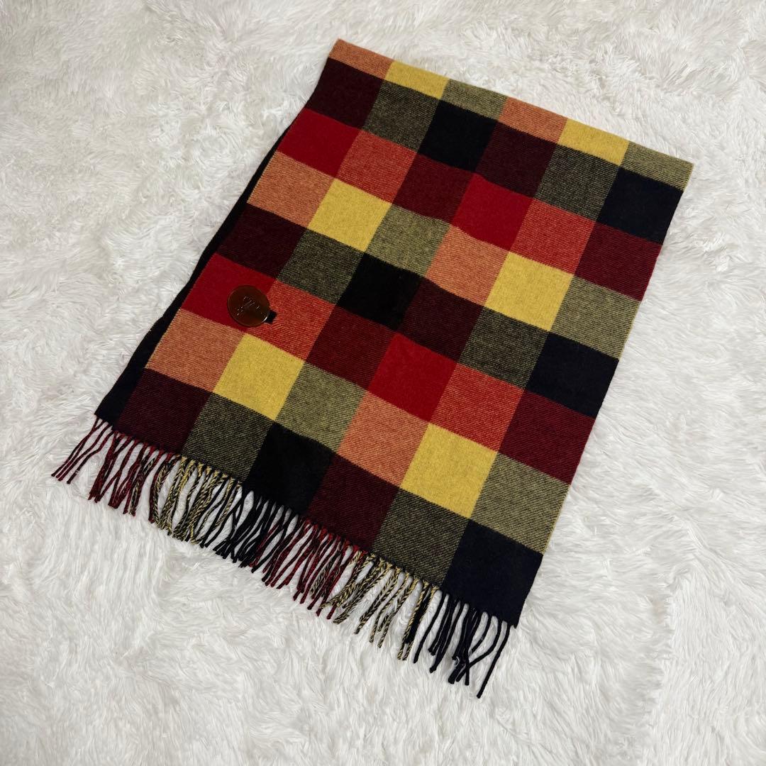 Vivienne Westwood リバーシブル ボタン付 ウール ストール