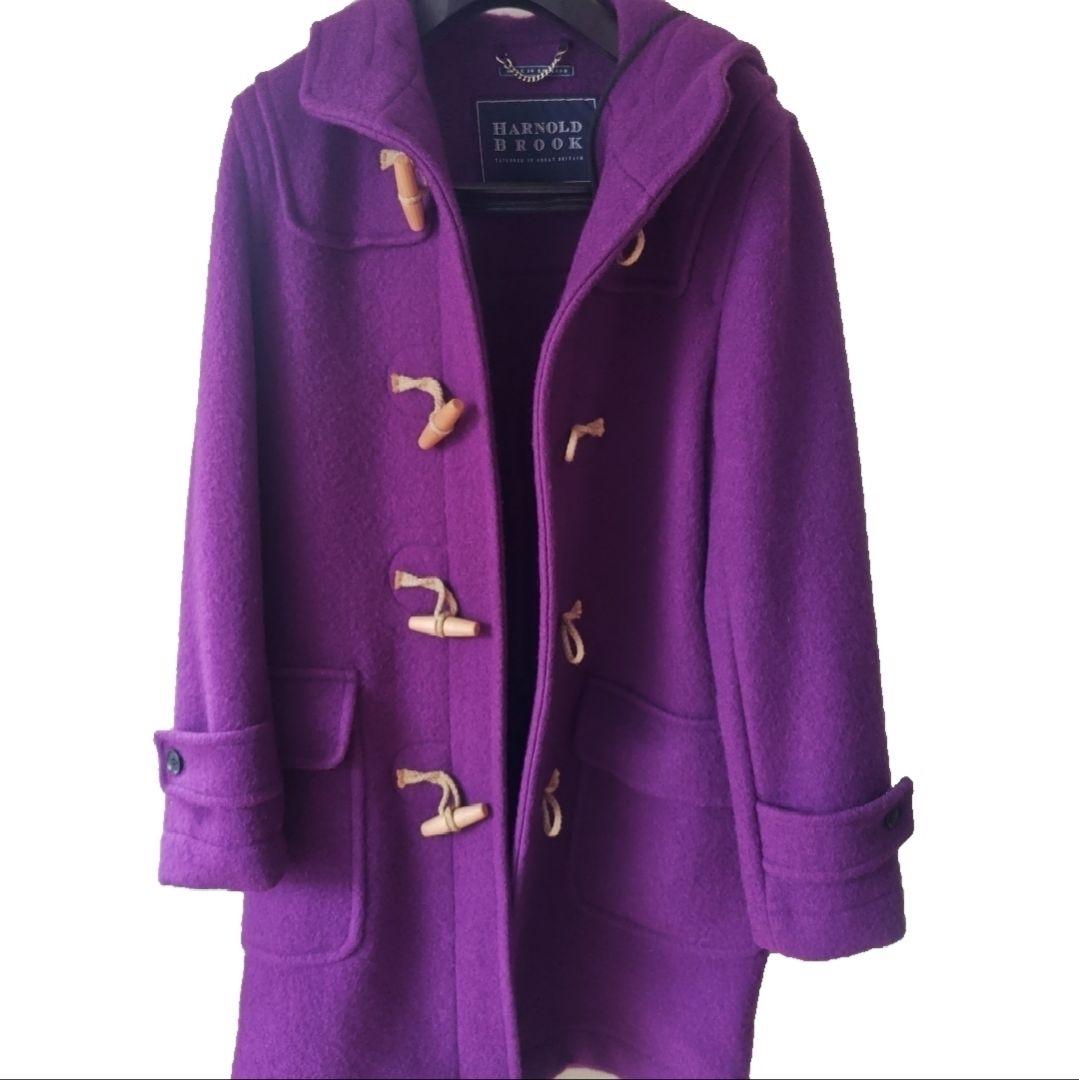 週末限定大幅値下げ！！高級９万　ダッフル　アーノルドブルック 　パープル　紫