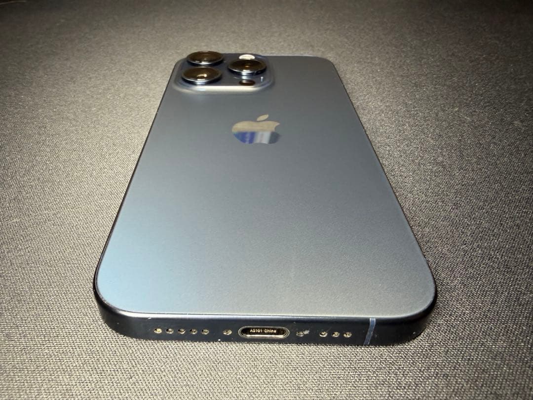 iPhone15pro 256GB ブルーチタニウム　【美品】