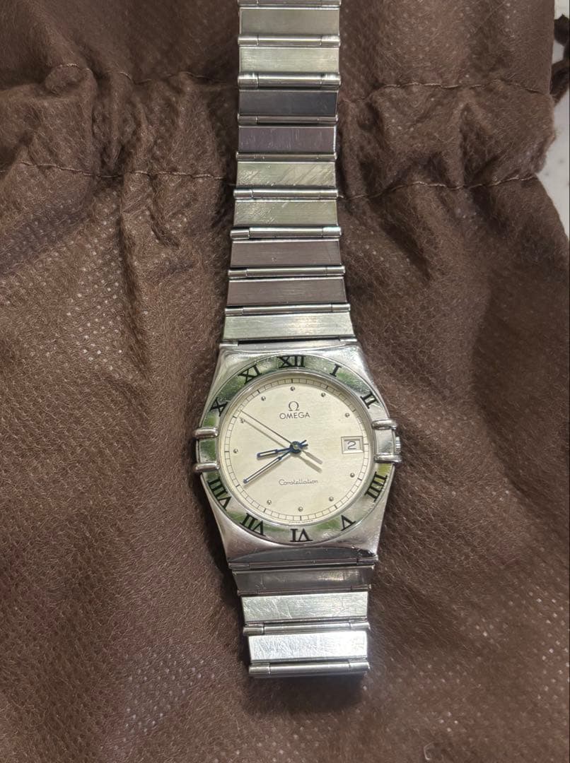 OMEGA 時計　メンズ　コンステレーション　デイト　シルバー