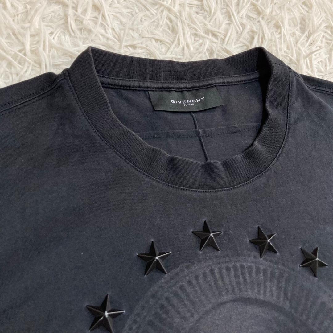 15251✨ ジバンシー マリア スタッズ Tシャツ 黒 M コットン