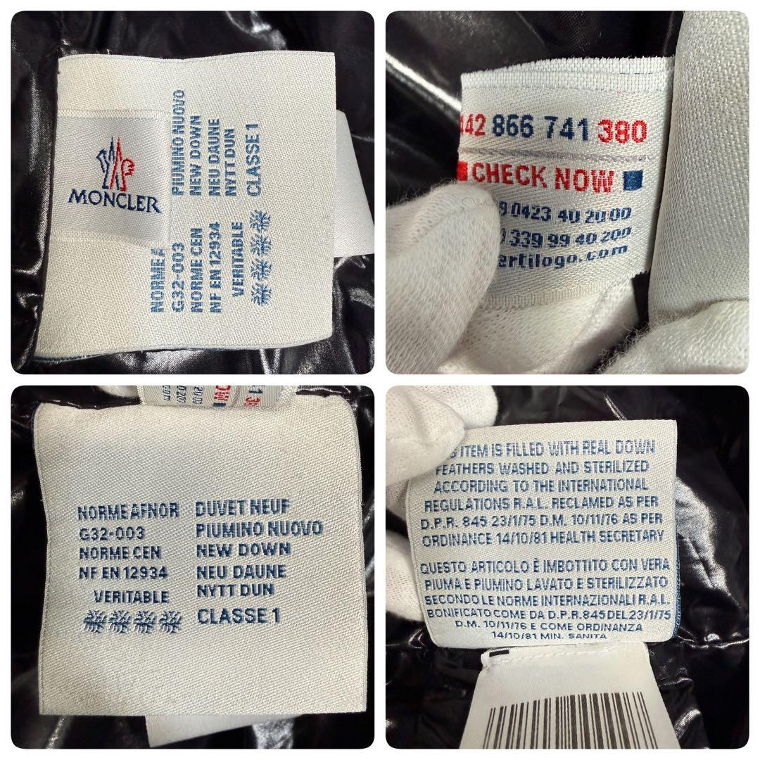 MONCLER CLAIRY Y2K アーカイブ期 シャイニー ダウンジャケット