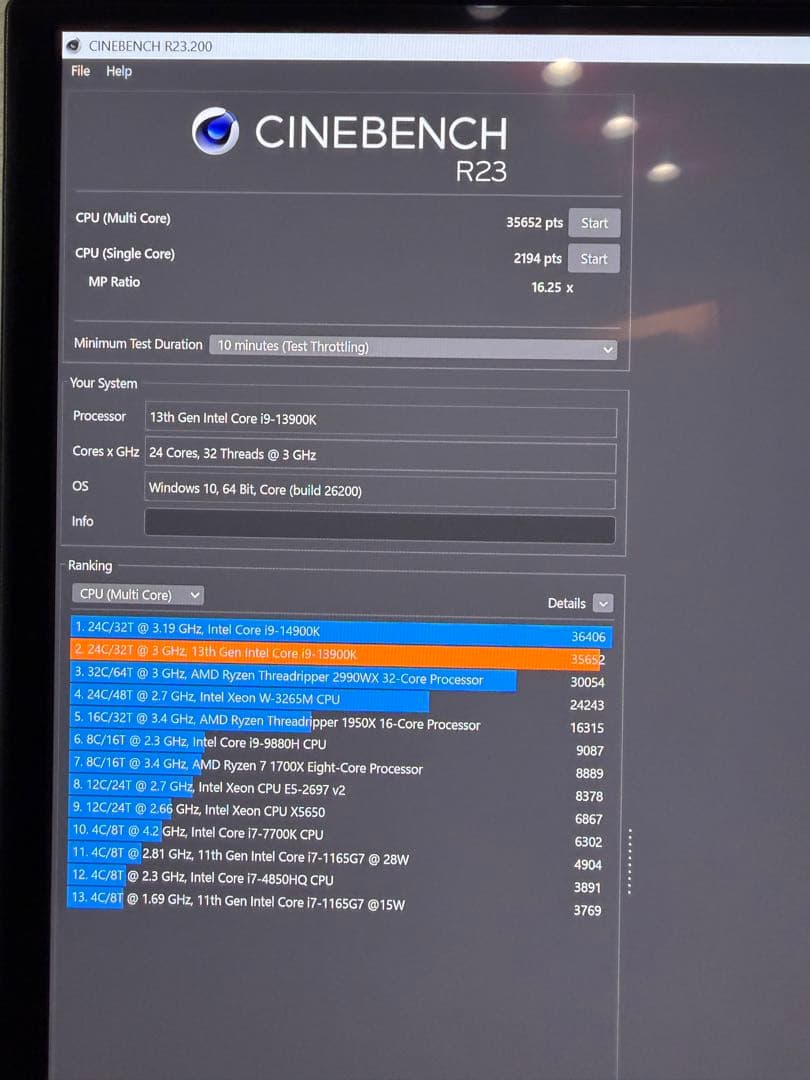 intel Core i9–13900k