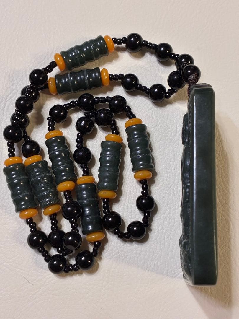 パワーストーン 天然石 御守り 翡翠 和田玉 ネフライト 軟玉 観音菩薩