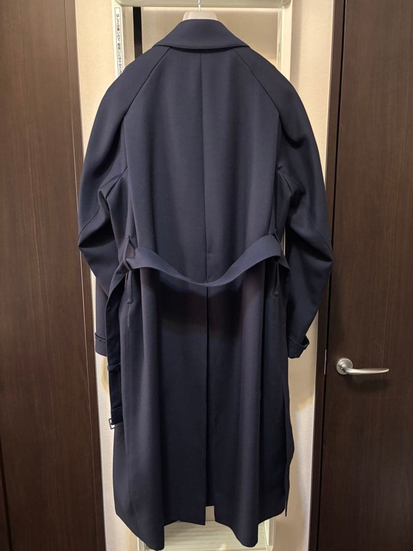極美品 Overcoat トレンチコート ネイビー 1 Oomaru 大丸