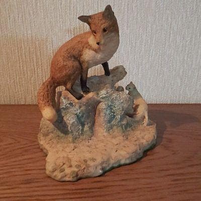 Aynsley  キツネの親子