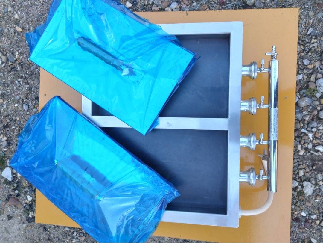 業務用ガス餃子焼機（仕切り付き）