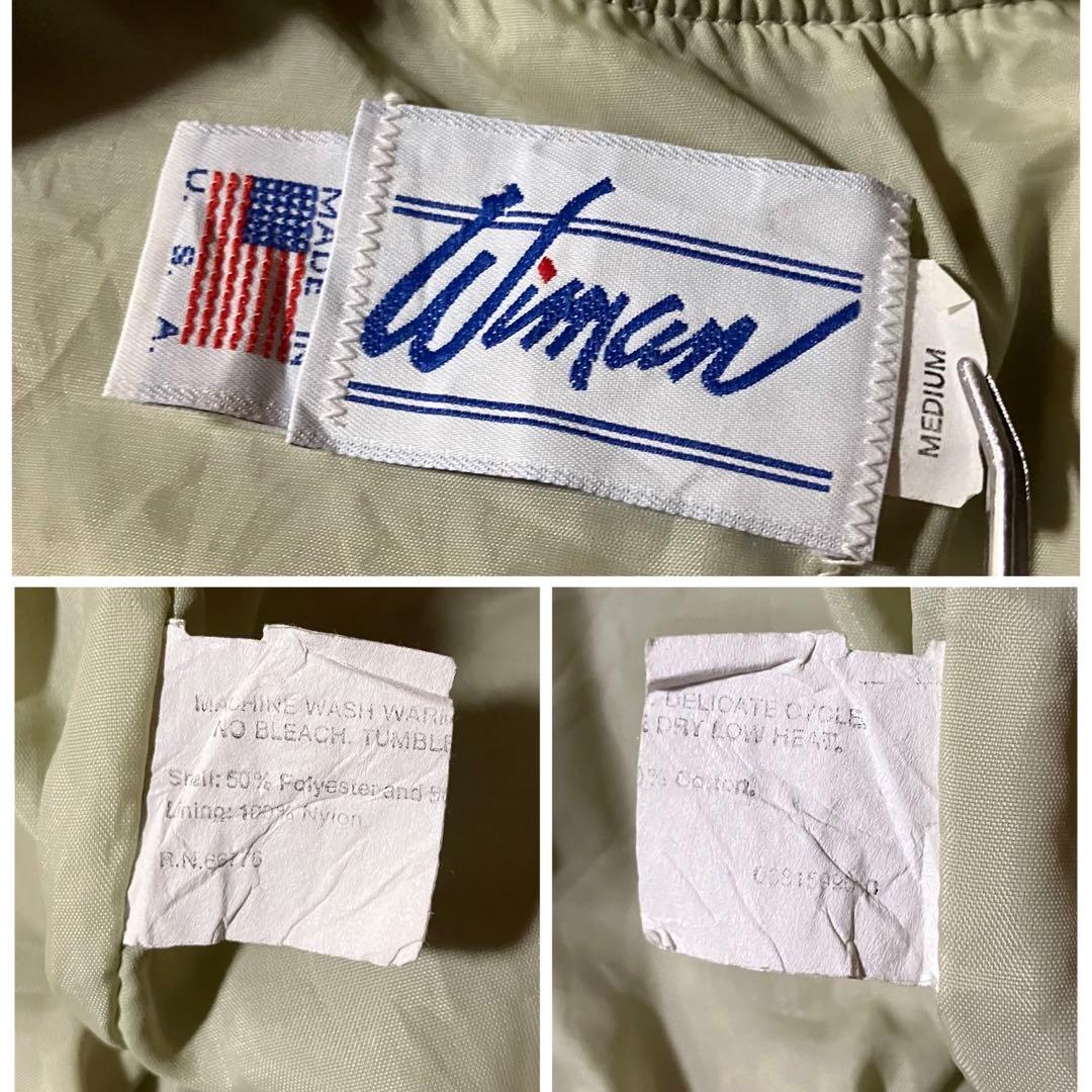 USA製80s vintageダービージャケット短丈ボンバーCBOY ベージュM