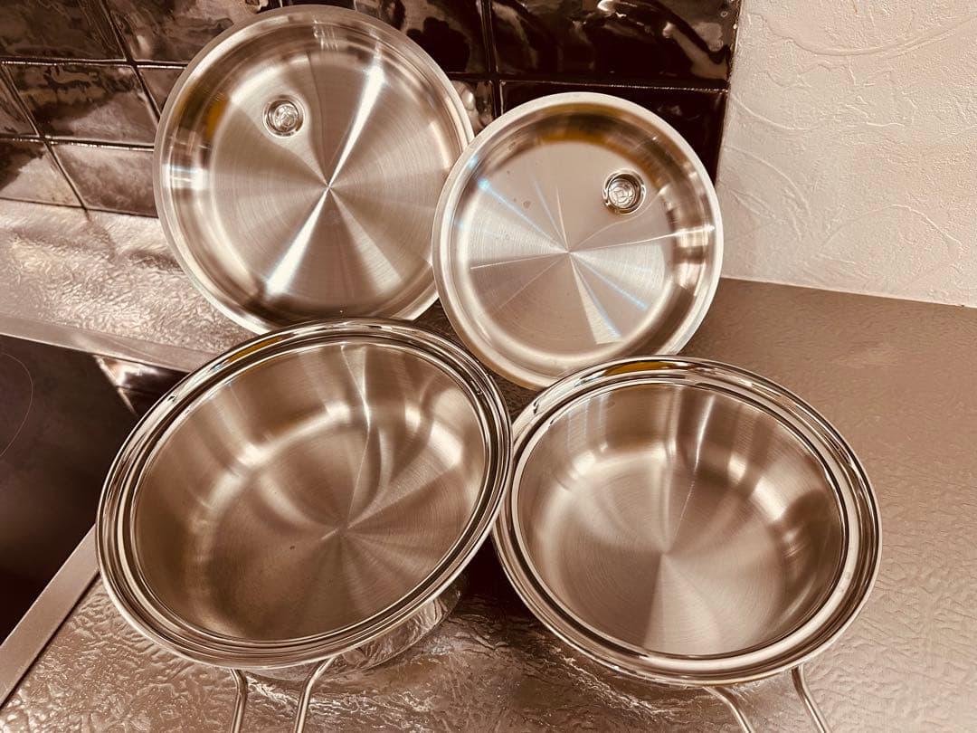 サラダマスター　ステンレス鍋 2個セット