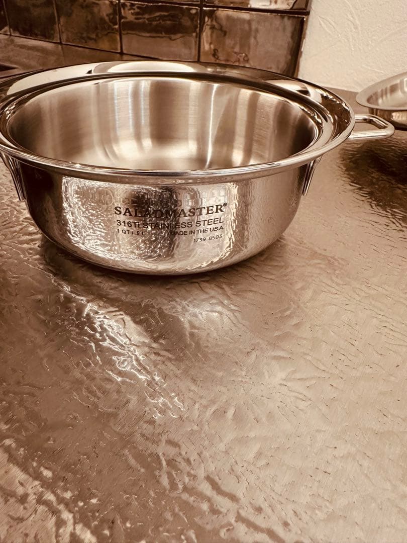 サラダマスター　ステンレス鍋 2個セット