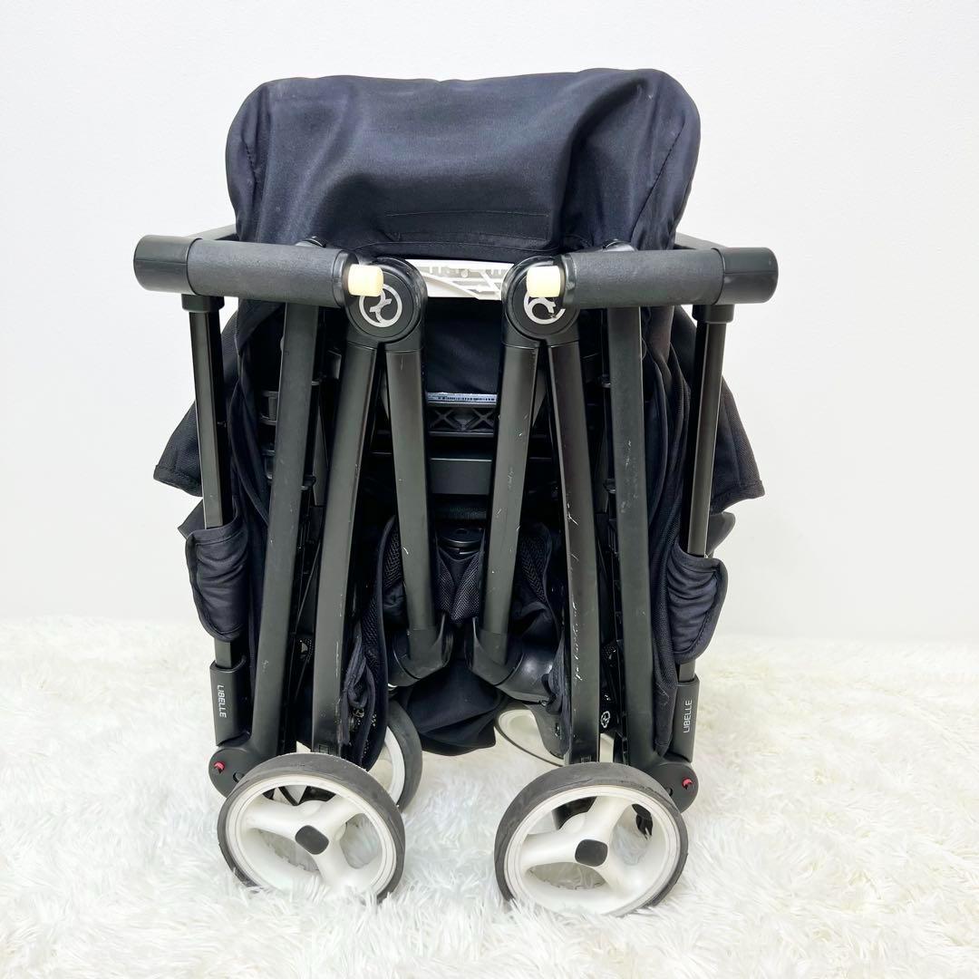 美品 Cybex Libelle ベビーカー ブラック 折りたたみ簡単