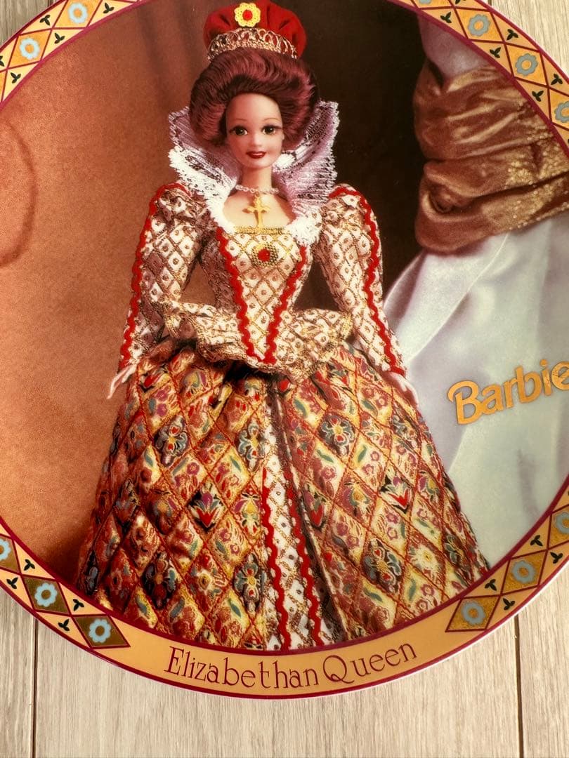 1997年バービーBarbieヴィンテージ 皿プレート限定コレクション